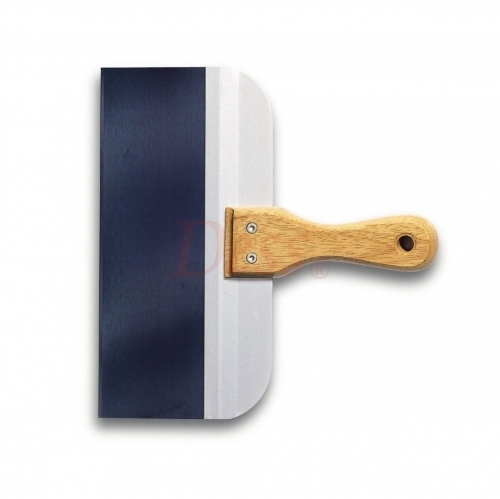 Wood Handle Taping Knife, Blue Steel